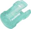 TRU COMPONENTS TC-13030656 krytka světla zelená, transparentní Vhodný pro (LED) LED 3 mm