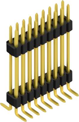 Fischer Elektronik pinová lišta (standardní) Počet řádků: 2 10169940 10 ks