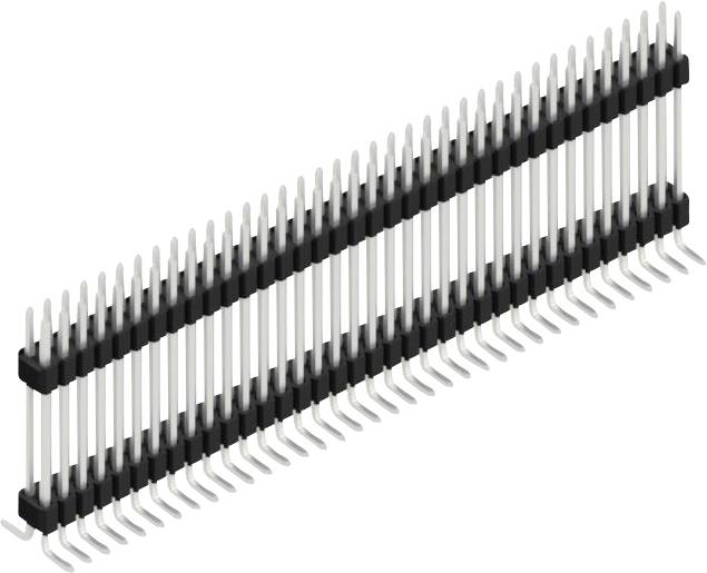 Fischer Elektronik pinová lišta (standardní) Počet řádků: 2 10162772 10 ks