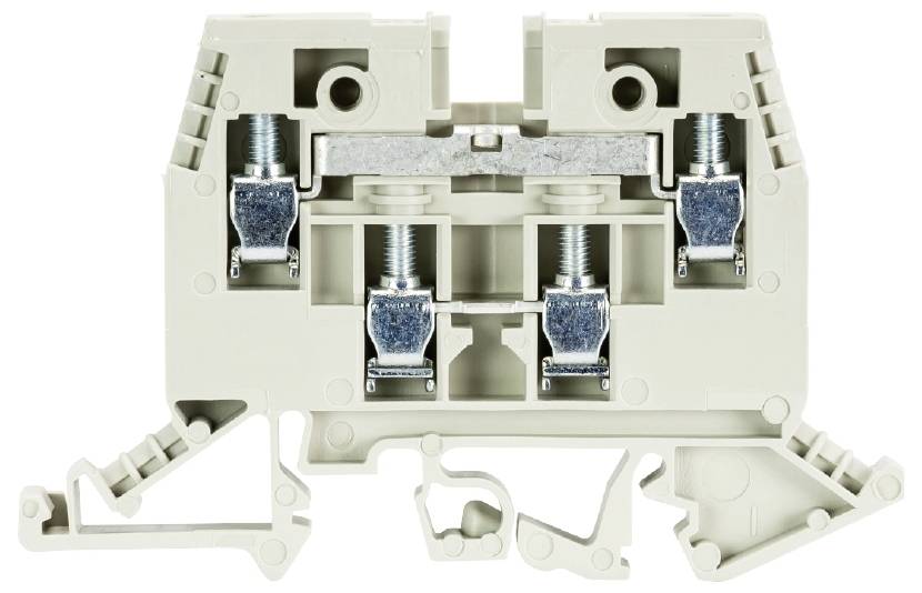 Wieland Electric 57.504.5255.0 patrová instalační svorka 6 mm šroubovací šedá 100 ks Piece