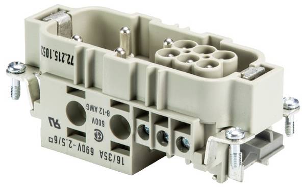 Wieland Electric 72.215.1053.0 zástrčková vložka  Počet kontaktů 4 10 ks