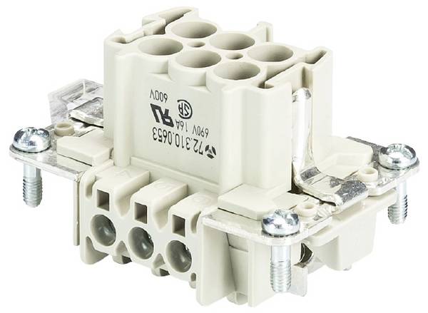 Wieland Electric 72.310.0653.0 zástrčková vložka  Počet kontaktů 4 10 ks