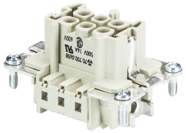 Wieland Electric 72.700.0658.0 konektorová vložka, zásuvka  Počet kontaktů 4 10 ks