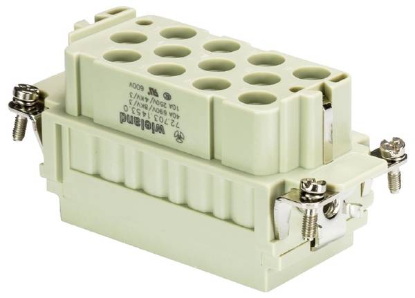Wieland Electric 72.703.1453.0 konektorová vložka, zásuvka  Počet kontaktů 12 5 ks