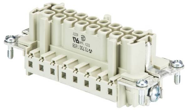 Wieland Electric 70.700.1658.0 konektorová vložka, zásuvka  Počet kontaktů 16 10 ks