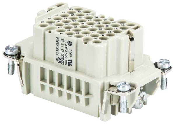 Wieland Electric 73.800.4253.0 konektorová vložka, zásuvka  Počet kontaktů 42 5 ks