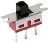 C & K Switches 1101M1S3WQE2 Slide Switch 1000 Series posuvný přepínač 120 V/AC, 28 V/DC 6 A 1x zap/zap 1 ks Bulk