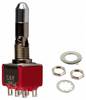 C & K Switches 7201K12ZQI Toggle Switch 7000 Series 120 V/AC, 28 V/DC 5 A 2x zap/zap 1 ks Bulk