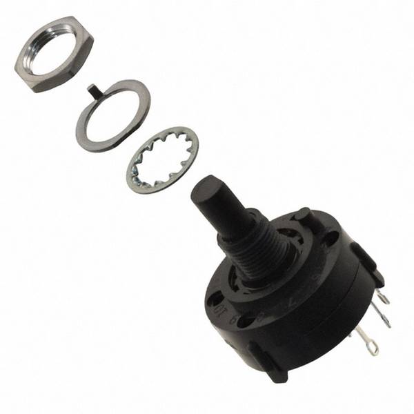 C & K Switches  A10303RNZQ  Rotary-Switch A Series  otočný spínač  125 V/AC, 125 V/DC  2.5 A  Počet pozic přepínače 3      1 ks