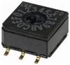 C & K Switches CD16CM0SB Rotay Switch CD Series kódovací přepínač hexadecimální, komplementární 1 ks Tube