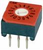 C & K Switches CRD16CM0CB Rotay Switch CRD Series kódovací přepínač hexadecimální, komplementární 1 ks Tube