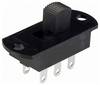 C & K Switches S202091SS03Q Slide Switch S Series posuvný přepínač 125 V/AC, 125 V/DC 6 A 2x zap/zap 1 ks Bulk