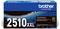Obal toneru Brother TN2510XXL v modré barvě s bílým nápisem. Kapacita: 5000 stran, formát papíru: A4.