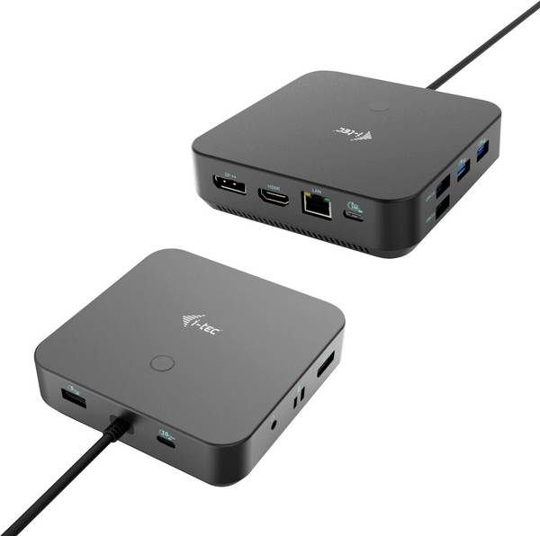 i-tec USB-C® dokovací stanice  USB-C HDMI Dual DP Docking Station with Power Delivery 100 W   napájení USB-C®