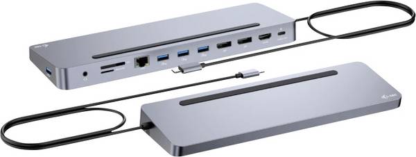 i-tec USB-C® dokovací stanice  I-TEC USB-C Metal Ergonomic 4K 3x Disply