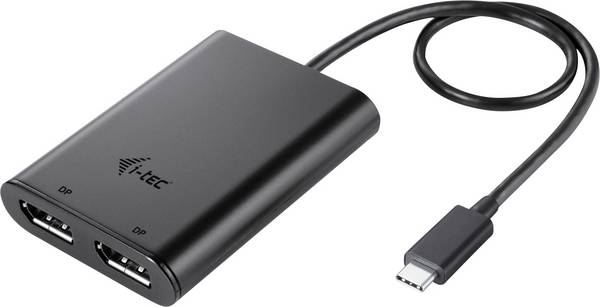 i-tec USB adaptér [1x USB-C® - 2x DisplayPort] i-Tec - Dockingstation - USB-C / USB4 / Thunderbolt 3 / Thunderbolt 4 0 mm
