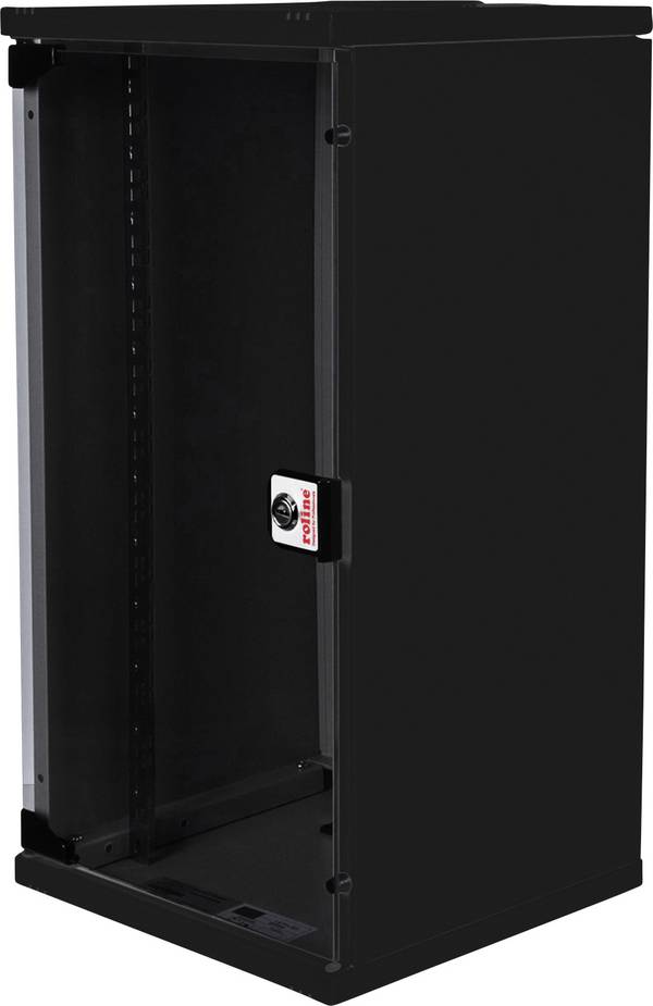 Roline  10" nástěnná rozváděcí skříň  (š x v x h) 300 x 595 x 300 mm 12 U černá