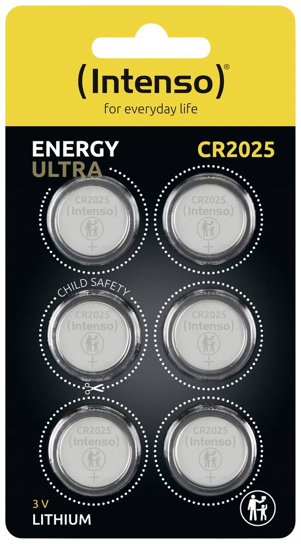 Intenso knoflíkový článek CR 2025 3 V 6 ks 160 mAh lithiová 7502426