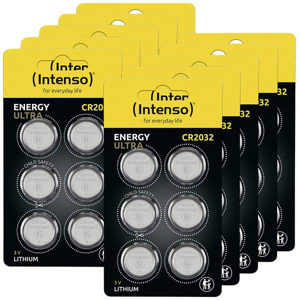 Intenso knoflíkový článek CR 2032 3 V 60 ks 220 mAh lithiová 7502436MP