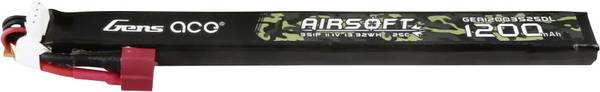 Gens ace GEA12003S25DL akupack Li-Pol (modelářství), 11.1 V, 1200 mAh, články 3, 25 C, blok