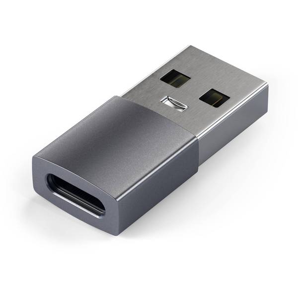 Satechi USB 3.1 Gen 1 (USB 3.0) adaptér [1x USB-C® zástrčka - 1x USB A, USB 3.1 Gen 1] ST-TAUCM 0 mm