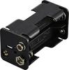 TRU COMPONENTS TC-13220540 bateriový držák 4x AA tlačítkové připojení (d x š x v) 61 x 32 x 29 mm
