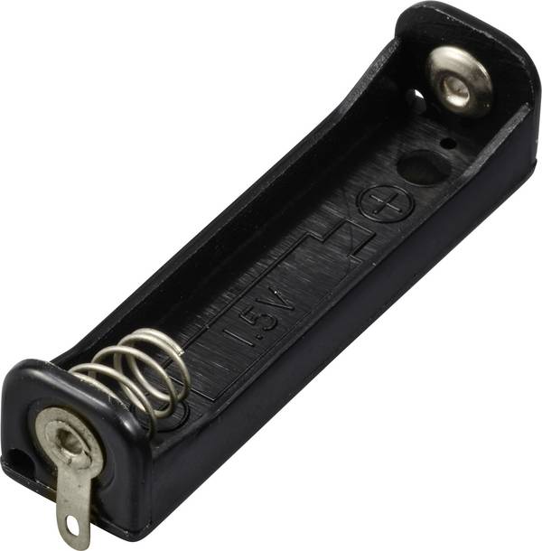 TRU COMPONENTS TC-13220556 bateriový držák 1x AAA pájený konektor (d x š x v) 50 x 13 x 12 mm