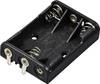 TRU COMPONENTS TC-13220576 bateriový držák 3x AAA pájený konektor (d x š x v) 52 x 37 x 13 mm