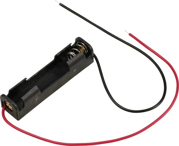 TRU COMPONENTS TC-13220656 bateriový držák 1x AAA kabel (d x š x v) 51 x 12 x 11 mm