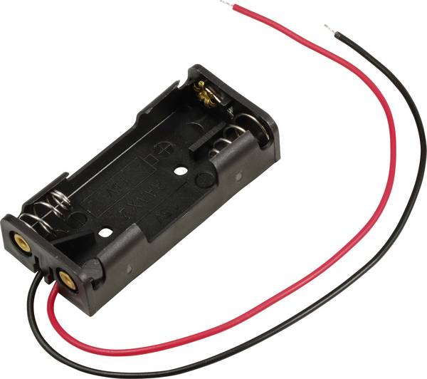 TRU COMPONENTS TC-13220660 bateriový držák 2x AAA kabel (d x š x v) 51 x 23 x 11.5 mm