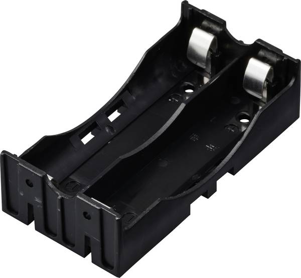 TRU COMPONENTS TC-13220704 bateriový držák 2x 18650 póly kontaktu  (d x š x v) 78 x 40 x 21 mm