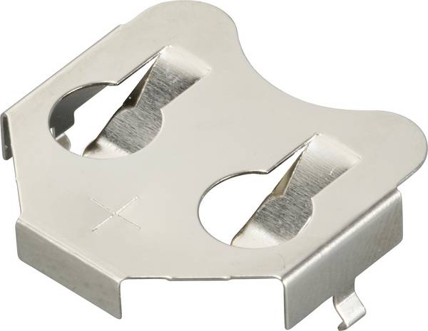 TRU COMPONENTS TC-13220724 držák knoflíkových baterií 1x CR 2016, CR 2020, CR 2025, CR 2032 pružinový kontakt  (d x š x v) 22.4 x 19.8 x 6.7 mm