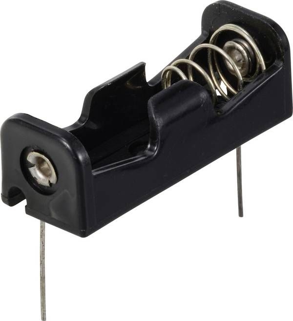 TRU COMPONENTS TC-13220732 bateriový držák 1x N póly kontaktu  (d x š x v) 36 x 13 x 12 mm