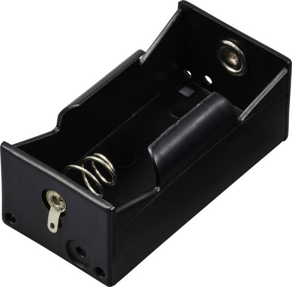 TRU COMPONENTS TC-13220736 bateriový držák 1x Velké mono pájený konektor (d x š x v) 68 x 35 x 27 mm