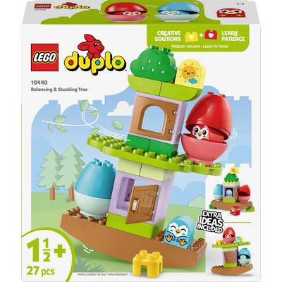 LEGO DUPLO Skládací hračka 'Balancující & Skládací strom' pro děti od 1,5 let. Obsahuje strom, figurky a 27 stavebních dílků.