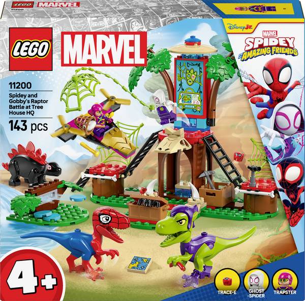 11200 LEGO® MARVEL SUPER HEROES Showdown na stromovém hausu: Spidey-Rex vs. Gobby-Raptor
