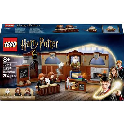 LEGO Harry Potter Bradavice: Hodina kouzel - Sada 76442 s minifigurkami profesora Flitwicka, Hermiony Grangerové a Rona Weasleyho. Obsahuje 204 dílků. Vhodné od 8 let.