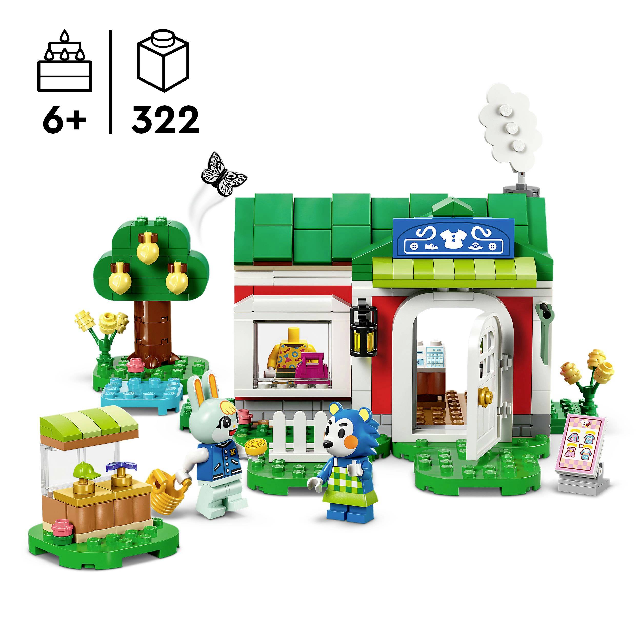 LEGO sada pro děti od 6 let. Obsahuje barevný dům s figurkami a příslušenstvím. Doporučený věk '6+', 322 dílků.