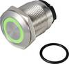 TRU COMPONENTS ONPOW6319F-10E/Q/G/12V/S, TC-13224196 tlačítko, 19 mm, 36 V DC/AC, 2 A, 1 ks