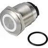TRU COMPONENTS ONPOW6319F-10E/Q/W/12V/S, TC-13224208 tlačítko, 19 mm, 36 V DC/AC, 2 A, 1 ks