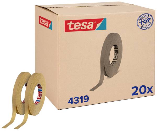 tesa tesakrepp 4319 für Kurven 04319-00005-00 krepová lepicí páska tesakrepp® světle hnědá (d x š) 50 m x 15 mm 20 ks