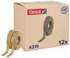 tesa tesakrepp 4319 für Kurven 04319-00007-00 krepová lepicí páska tesakrepp® světle hnědá (d x š) 50 m x 15 mm 12 ks