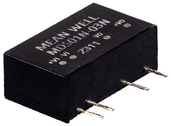 MEAN WELL MDS01M-12N DC/DC měnič napětí do DPS  12 V 0.084 A 1 W Počet výstupů: 1 x Obsah 1 ks