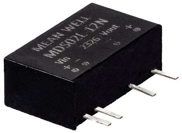 MEAN WELL MDS02M-12N DC/DC měnič napětí do DPS  12 V 0.167 A 2 W Počet výstupů: 1 x Obsah 1 ks