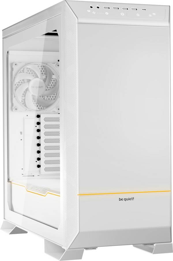 BeQuiet DARK BASE PRO 901 White Full Tower PC skříň  bílá 3 předinstalované ventilátory, integrované osvětlení, boční okno