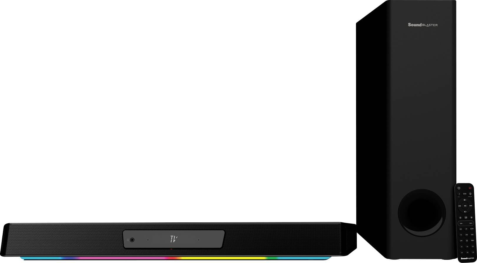 Creative Katana V2X, 2.1 Soundbar černá