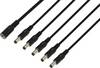 TRU COMPONENTS TC-13232716 DC konektor zásuvka - Zástrčka 5.5 mm 2.1 mm 41.2 cm 1 ks