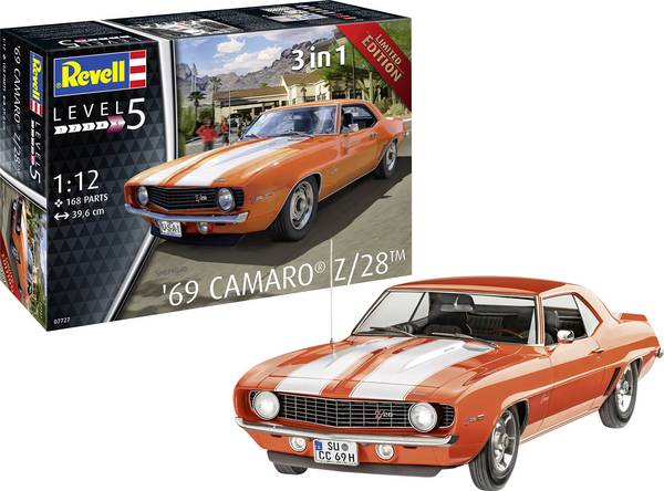 Revell 07727 '69 Camaro® Z/28™ model auta, stavebnice 1:12