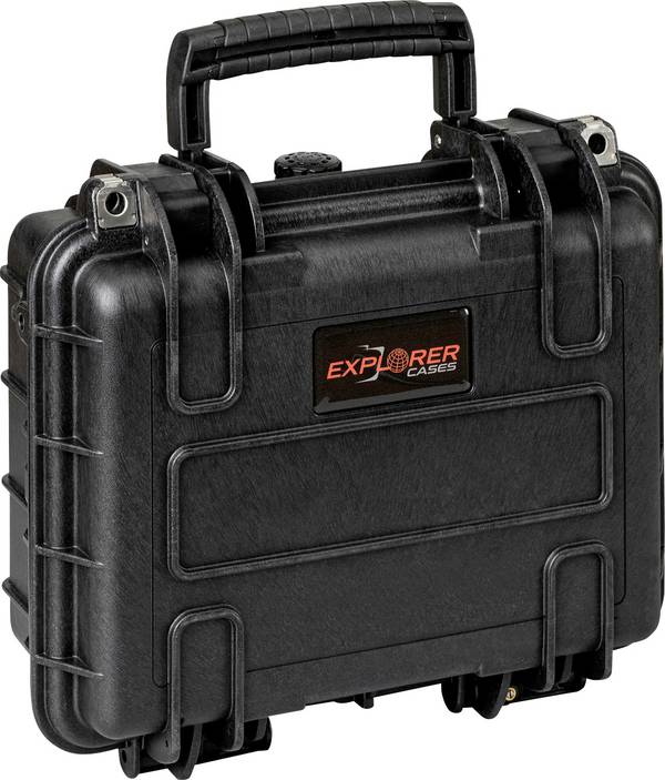 Explorer Cases 2712HL.B E black empty outdoorový kufřík, (š x v x h) 28 x 20 x 12 cm, černá, 2712HL.B E