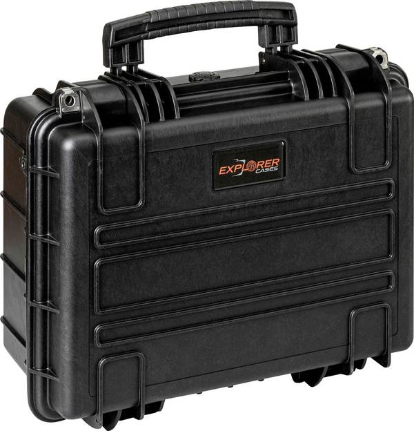 Explorer Cases 3818HL.B E black empty outdoorový kufřík, (š x v x h) 38 x 27 x 18 cm, černá, 3818HL.B E
